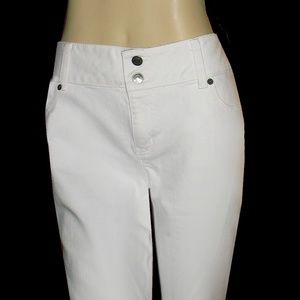 Victoria's Secret Hipster White Jeans 16 NEW!